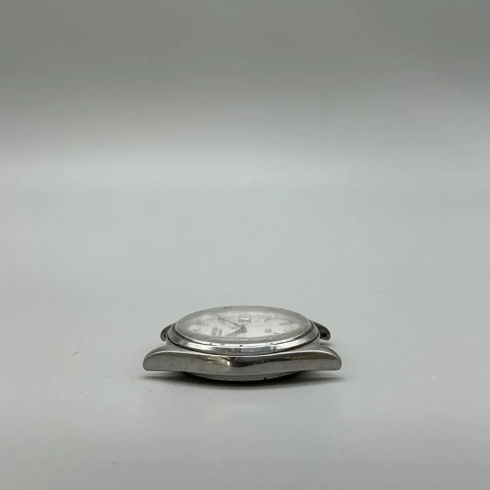 Vintage Seiko 8222-8029 Mens Watch 34mm Silver Tone Date For Parts Not Running